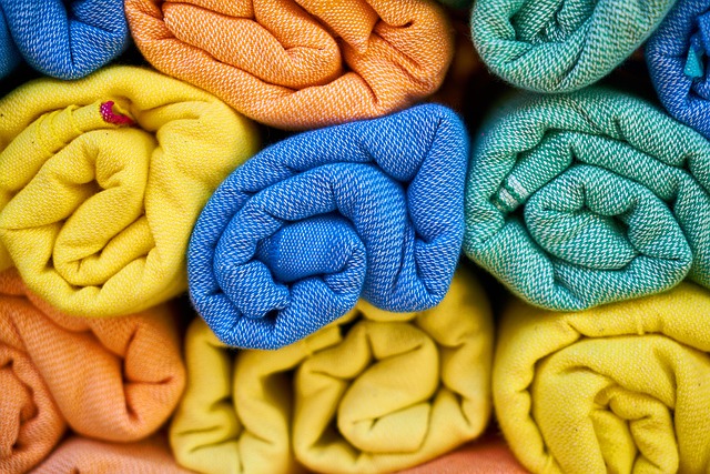 linen and cotton fabric swatches with neutral tones material guide