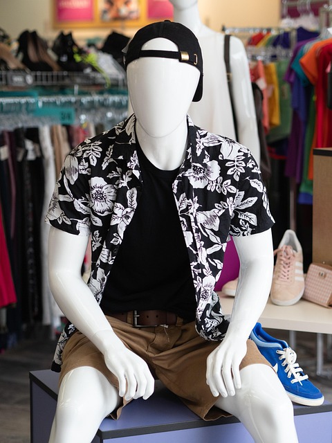 minimalist retail clothing presentation rail neutral tones fashion merchandising education